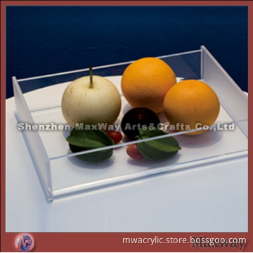 Transparent Popular High Grade Acrylic Fruit Tray
